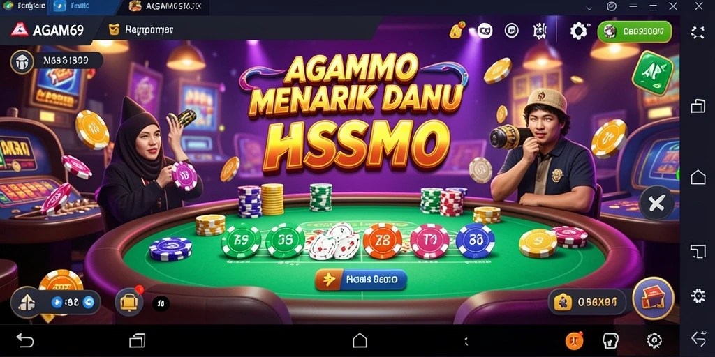 Tampilan permainan Kasino yang menarik dan mendebarkan di AGAM69.