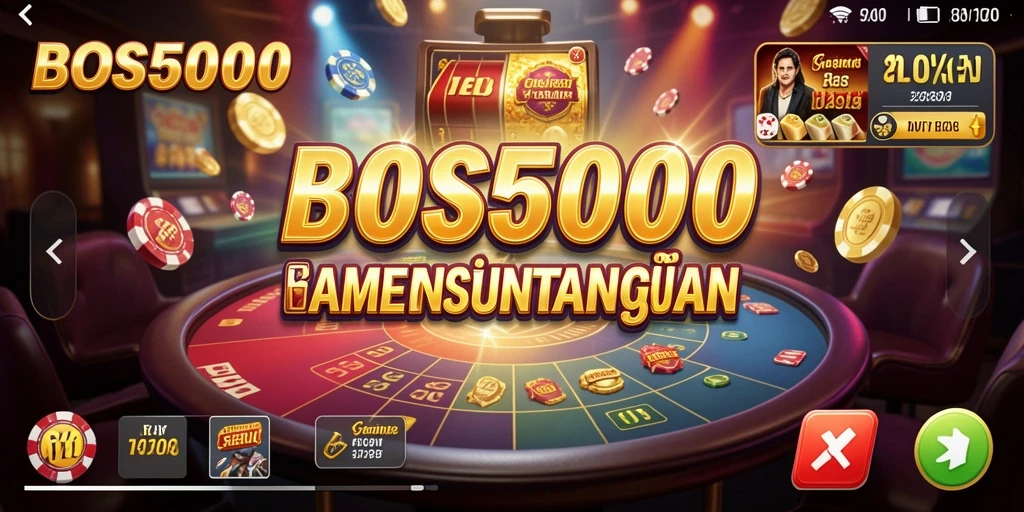 Tampilan menarik gameplay Kasino di BOS5000.