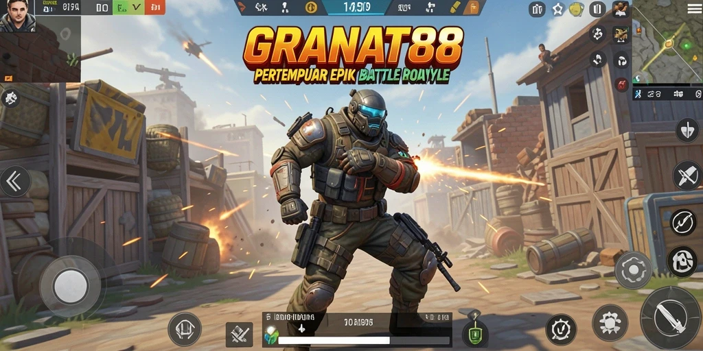 Tangkapan layar menarik dari gameplay Battle Royale yang mendebarkan.