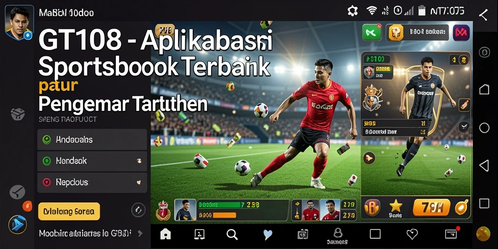 Tampilan gameplay yang menarik dalam aplikasi Sportsbook GT108.