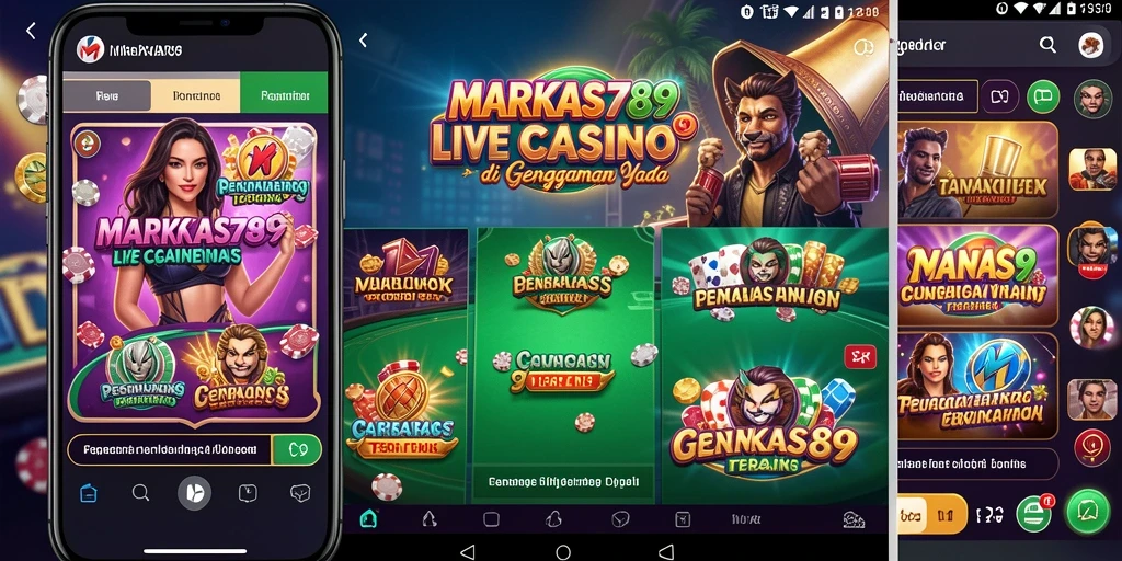 Screenshot MARKAS789 menunjukkan gameplay Live Casino yang mendebarkan.