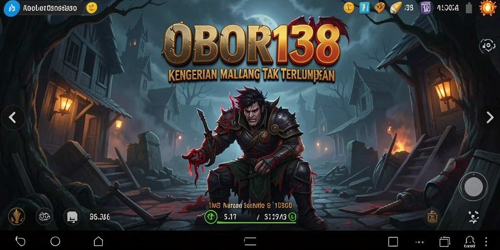 Tampilan gameplay OBOR138 dengan suasana mencekam.