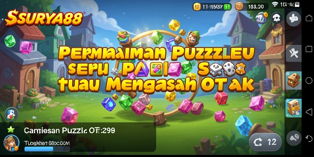 Tampilan menarik gameplay Puzzle di SURYA88.